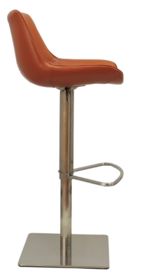 Picture of Modrest Hopkin - Modern Cognac Eco-Leather Bar Stool