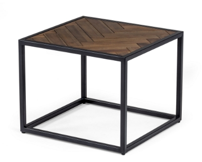 Picture of Modrest Pasada - Industrial Brown Acacia End Table 