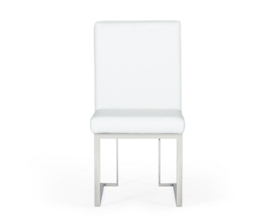 Picture of Modrest Fowler - Modern White Leatherette Dining Chair Set of 2