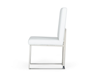 Picture of Modrest Fowler - Modern White Leatherette Dining Chair Set of 2