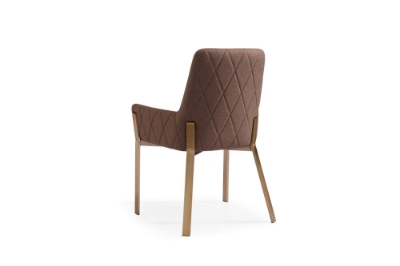 Picture of Modrest Robin - Modern Brown & Brass Dining Chair