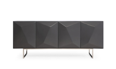 Picture of Modrest Vanguard - Modern Dark Grey High Gloss Buffet