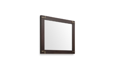 Picture of Modrest Moontide - Modern Smoked Ash & Gold Mirror