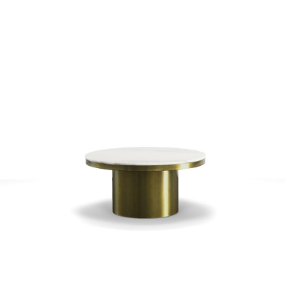 Picture of Modrest Rocky - Glam White & Gold Coffee Table