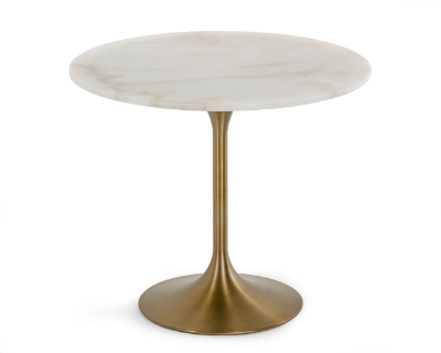 Picture of Modrest Collins - Glam White Marble & Gold Dining Table