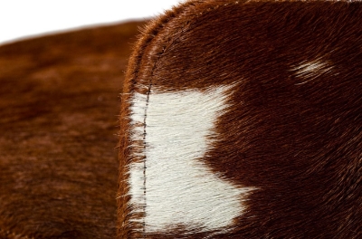 Picture of Modrest Belvista - Modern Brown Cowhide Ottoman