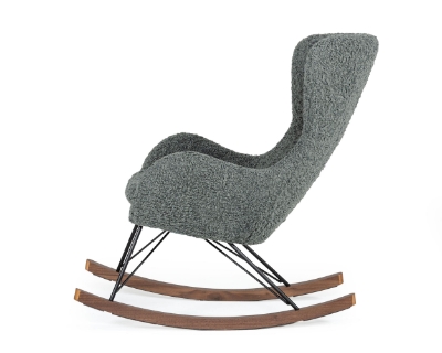 Picture of Modrest Ikard - Modern Grey Sheep Rocking Chair