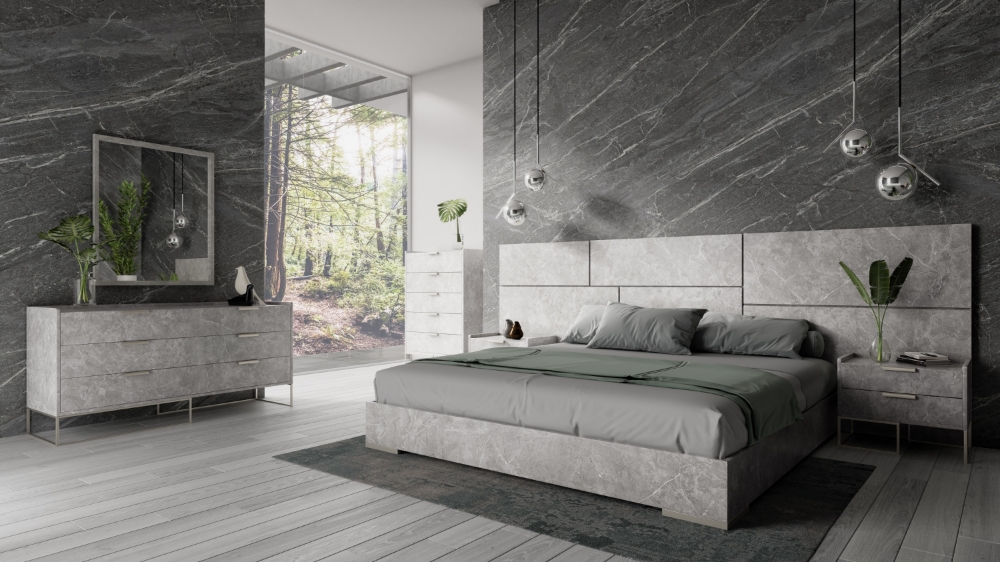 Picture of Nova Domus Marbella - Italian Modern Grey Marble Dresser