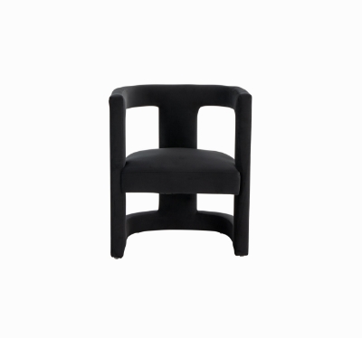 Picture of Modrest Kendra - Modern Black Fabric Accent Chair