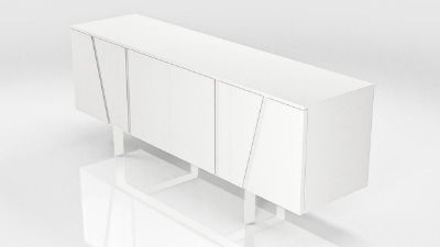 Picture of Modrest Mario - Modern White Veneer Buffet