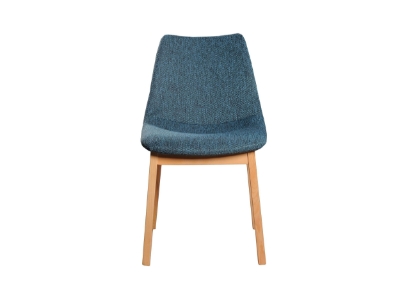 Picture of Modrest Chrissy - Modern Blue Fabric Dining Chair (Set of 2)