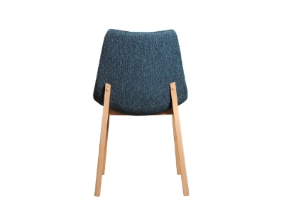 Picture of Modrest Chrissy - Modern Blue Fabric Dining Chair (Set of 2)