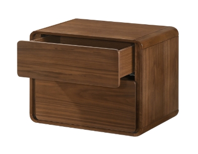 Picture of Modrest Dustin - Modern Walnut Nightstand