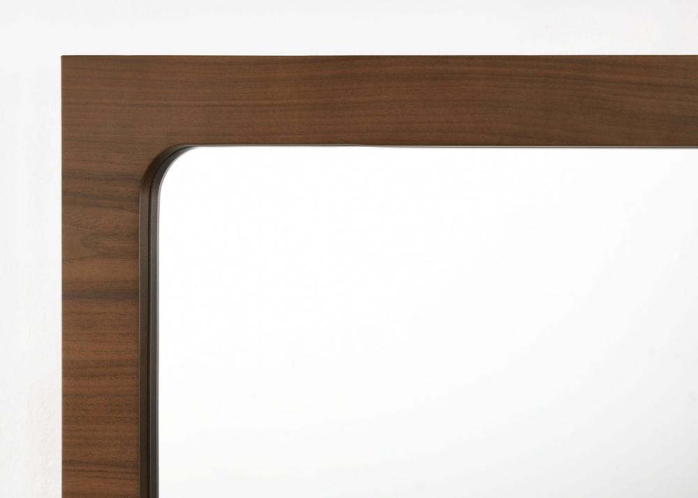 Picture of Modrest Dustin - Modern Walnut Mirror