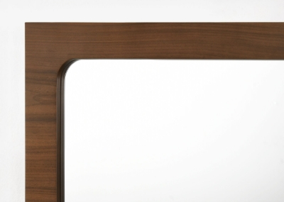 Picture of Modrest Dustin - Modern Walnut Mirror