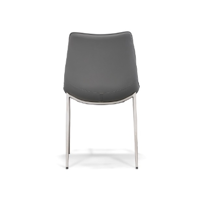 Picture of Modrest Frasier - Modern Grey Eco-Leather Dining Chair (Set of 2)