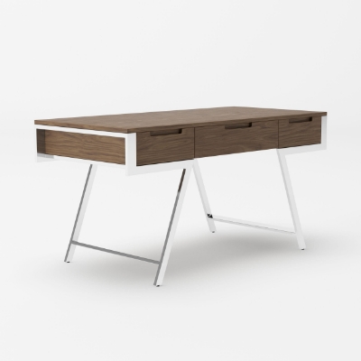 Picture of Modrest Dessart - Modern Walnut Veneer Desk