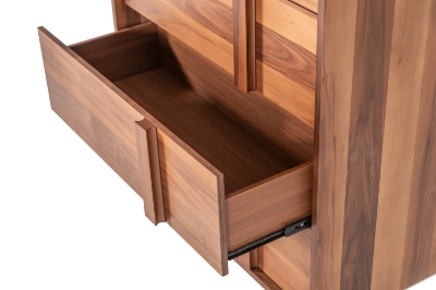 Picture of California King Nova Domus Berlin - Modern Walnut Bed