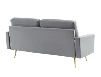 Picture of Divani Casa Huffine - Modern Grey Fabric Sofa