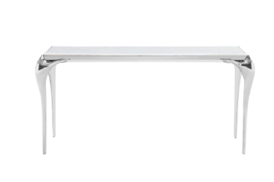 Picture of Modrest Vince - Faux Marble & Stainless Steel Console Table