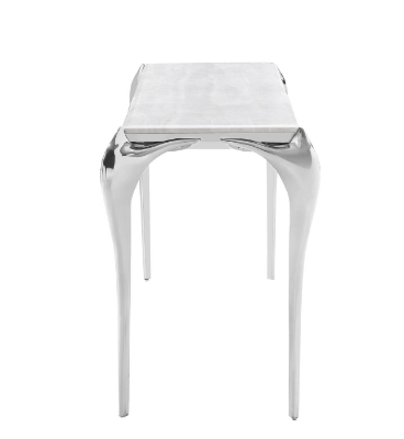 Picture of Modrest Vince - Faux Marble & Stainless Steel Console Table