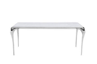 Picture of Modrest Vince - Modern Faux Marble & Stainless Steel Dining Table