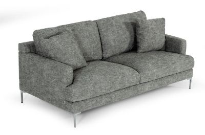 Picture of Divani Casa Janina - Modern Dark Grey Fabric Sofa