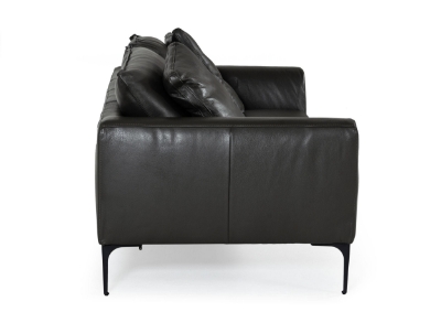 Picture of Divani Casa Jacoba - Modern Dark Grey Leather Sofa