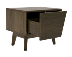 Picture of Modrest Abelard - Mid-century Walnut Nightstand