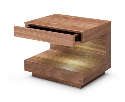 Picture of Modrest Esso - Contemporary Walnut Nightstand