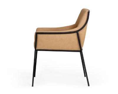 Picture of Modrest Raul - Modern Suede Tan Dining Chair