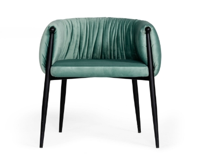 Picture of Modrest Belcaro - Modern Light Green Fabric Dining Chair