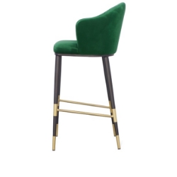 Picture of Modrest Adak - Modern Glam Green with Black & Gold Barstool