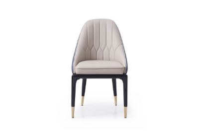 Picture of Modrest Marco - Modern Glam Beige & Blue Dining Chair