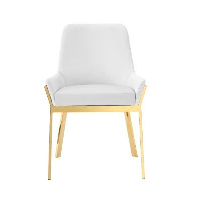 Picture of Modrest Ganon - Modern White & Gold Dining Chair