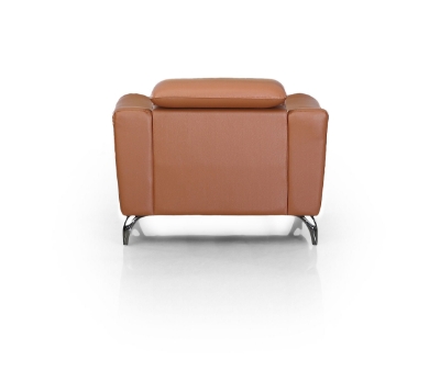 Picture of Divani Casa Danis - Modern Cognac Leather Brown Chair