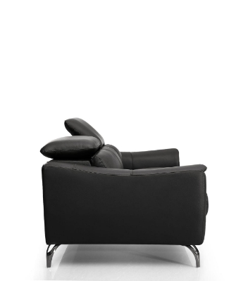 Picture of Divani Casa Danis - Modern Black Leather Sofa