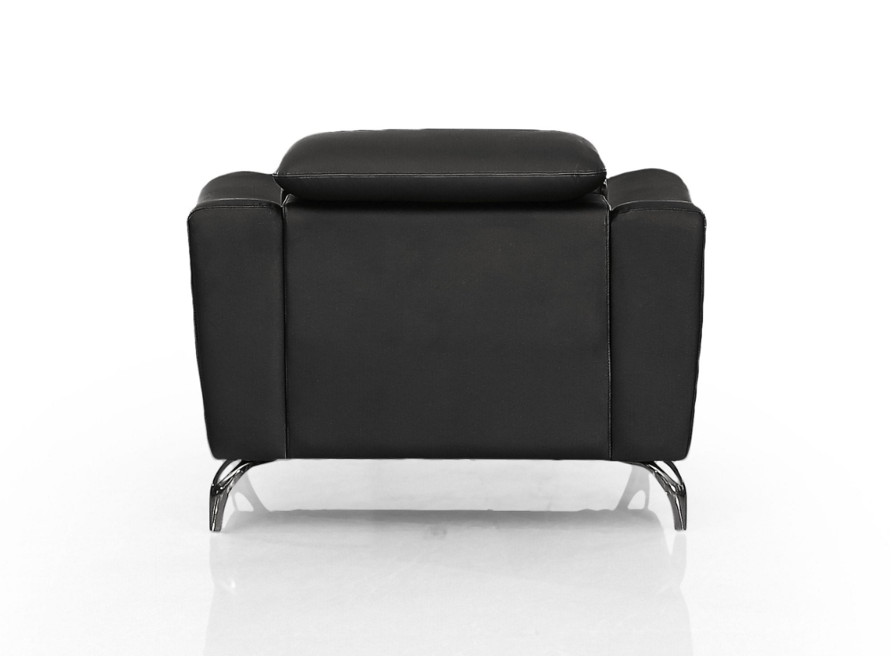 Picture of Divani Casa Danis - Modern Black Leather Chair