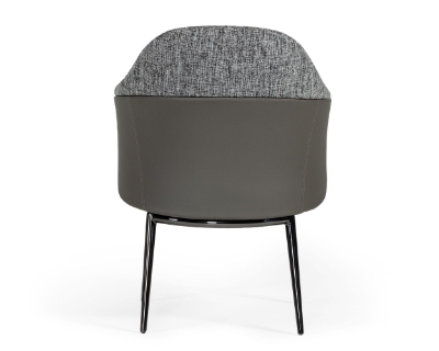 Picture of Modrest Cora - Modern Grey Fabric & Leatherette Dining Chair