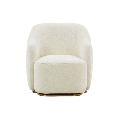 Picture of Modrest Masha Modern Off White Sherpa Accent Chair