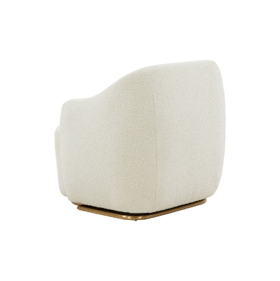 Picture of Modrest Masha Modern Off White Sherpa Accent Chair