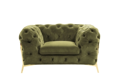 Picture of Divani Casa Sheila - Transitional Green Fabric Chair