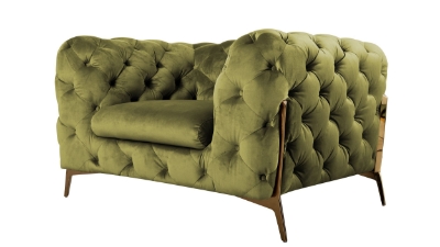 Picture of Divani Casa Sheila - Transitional Green Fabric Chair