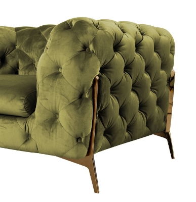 Picture of Divani Casa Sheila - Transitional Green Fabric Chair