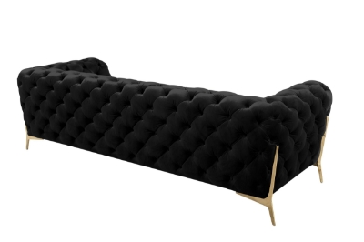 Picture of Divani Casa Sheila - Transitional Black Fabric Sofa