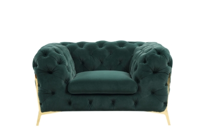 Picture of Divani Casa Sheila - Transitional Emerald Green Fabric Chair