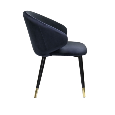 Picture of Modrest Elon - Modern Blue Velvet Dining Chair (Set of 2)