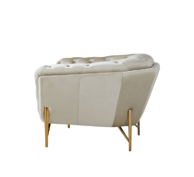 Picture of Divani Casa Stella - Transitional Beige Velvet Chair