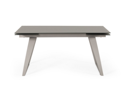 Picture of Modrest Pittson - Modern Extendable Grey Glass Dining Table