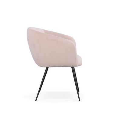 Picture of Modrest Luzerne - Modern Pink Velvet Dining Chair